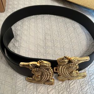 Leather Alligator Belt